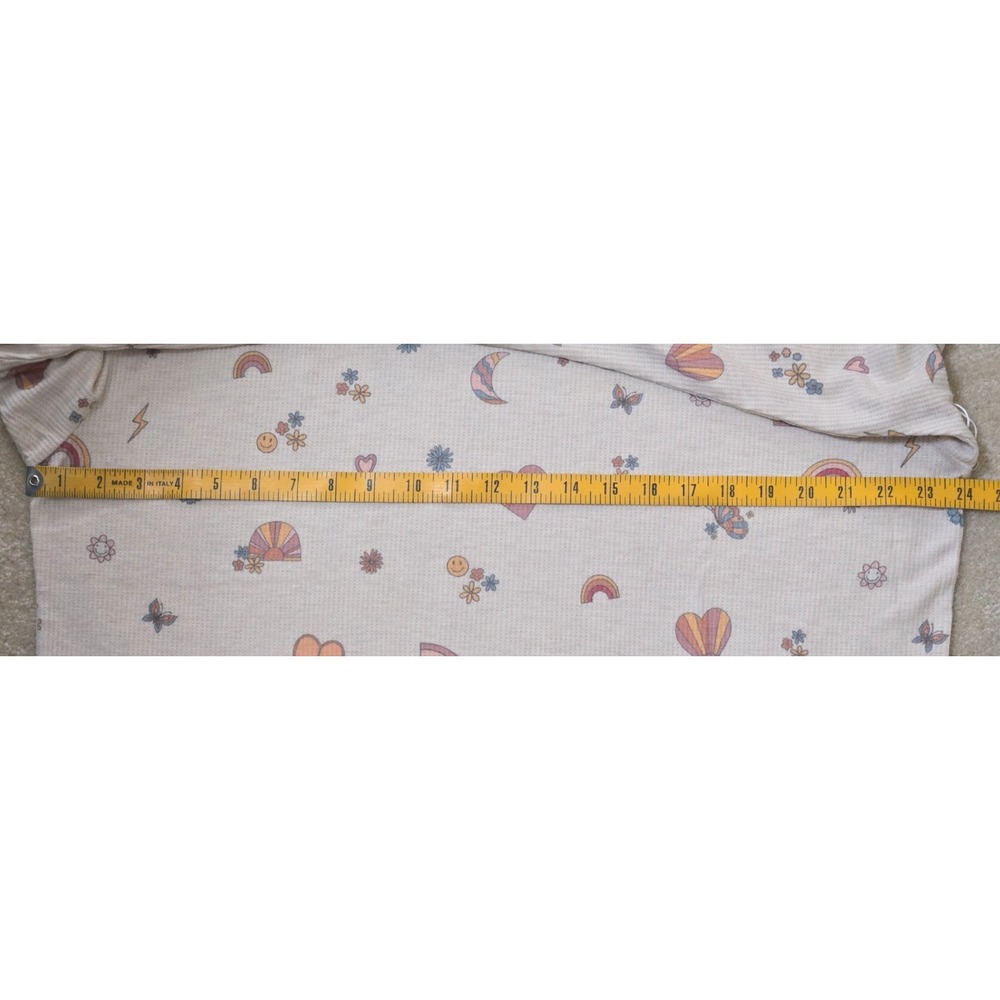 PJ Salvage Sunshine On My Mind Pajama Set Womens XL Light Oatmeal NWT - Picture 6 of 16